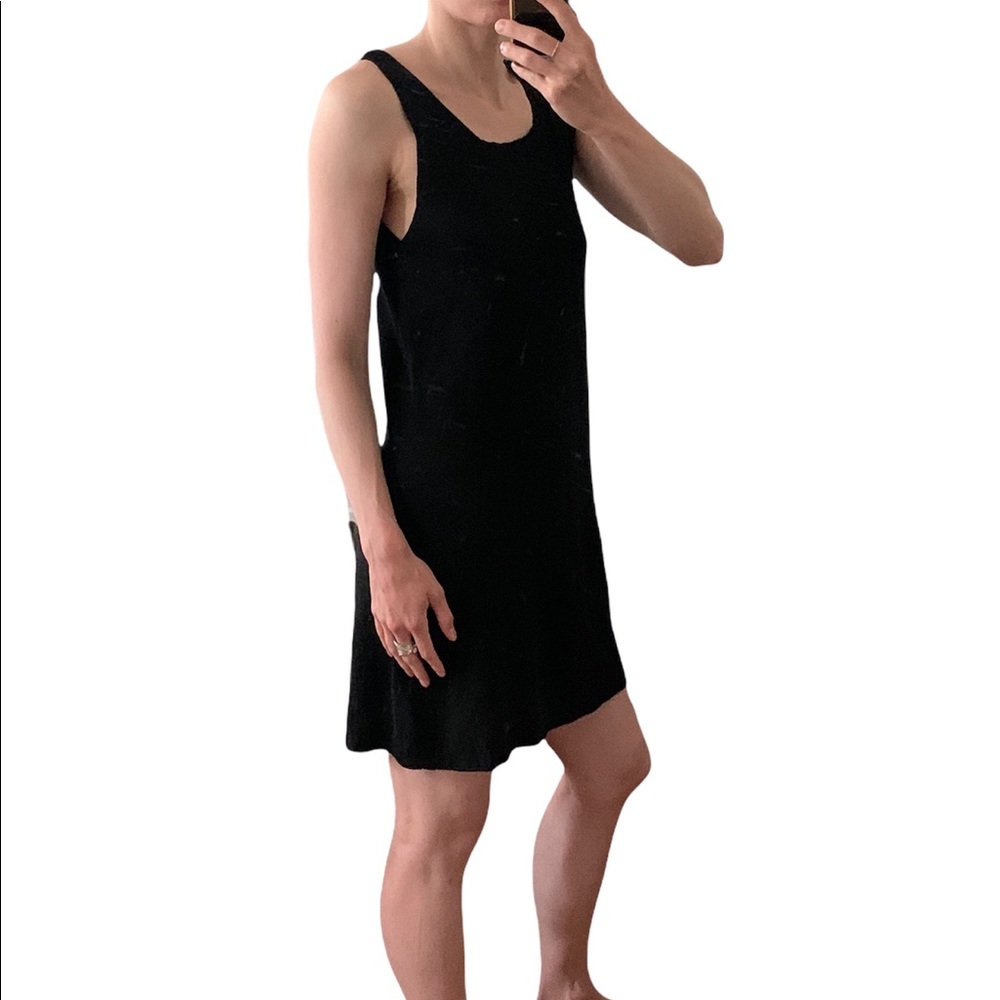 Y2K DKNY Perfect Black Dress 100% Wool